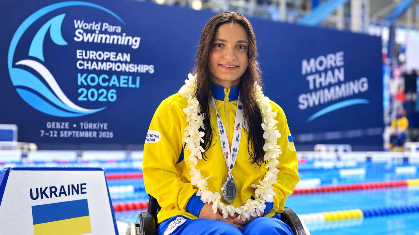 Спортсменка з Луганщини Ганна Поліщук – срібна призерка чемпіонату Європи з параплавання