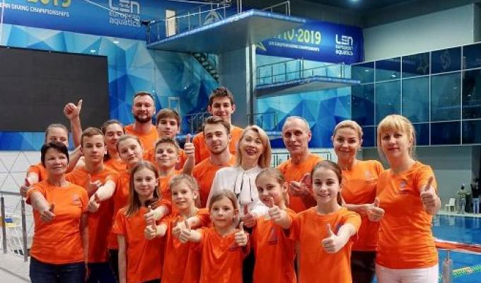 Представники області – на п'єдесталі всеукраїнських змагань зі стрибків у воду