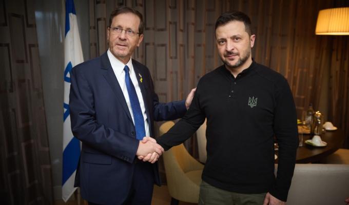 Володимир Зеленський обговорив із Президентом Ізраїлю питання двосторонньої співпраці