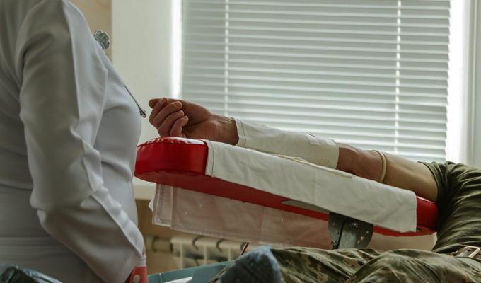 Військовослужбовці ОТУ «Північ» здали кров для потреб Сєвєродонецької обласної станції переливання крові