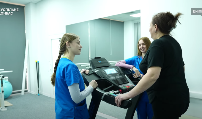 У Дніпрі діє реабілітаційний центр Старобільської багатопрофільної лікарні (відео)