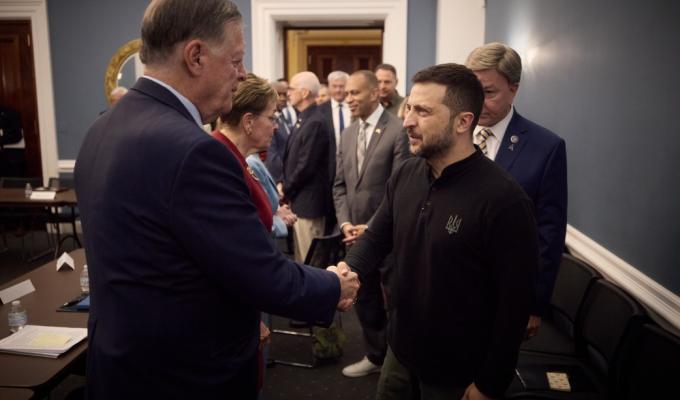 Президент України ознайомив членів Палати представників Конгресу США з Планом перемоги