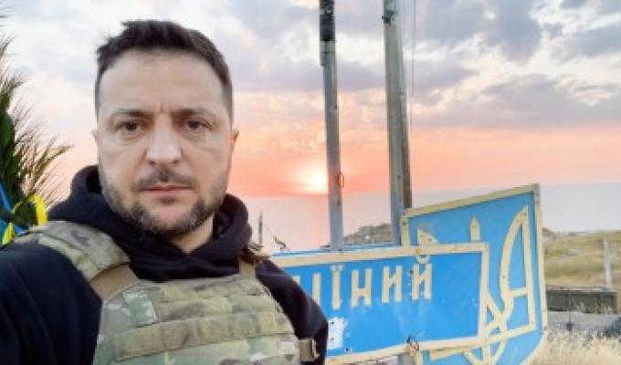 Зміїний. Вільний острів вільної України – звернення Президента зранку 500-го дня війни