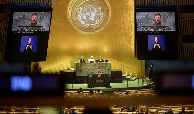 Ми точно знаємо, як багато може досягти глобальна єдність – виступ Президента України під час пленарного засідання Саміту майбутнього