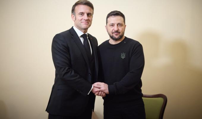 У Польщі Володимир Зеленський обговорив з Емманюелем Макроном подальшу підтримку України