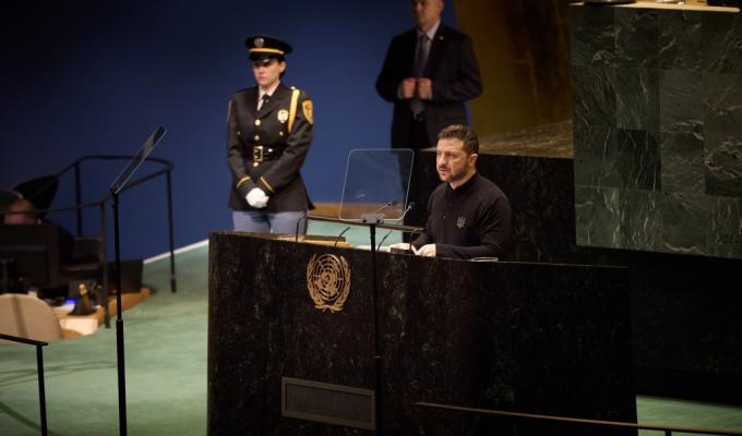 Не може бути справедливого миру без України – виступ Президента на Генеральній Асамблеї ООН