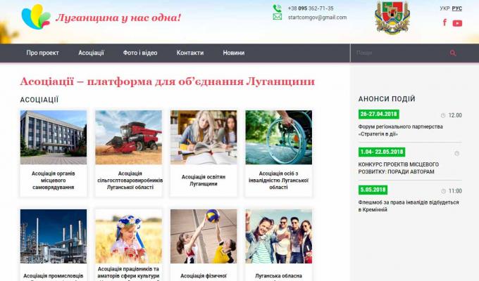 Усі асоціації – на одному сайті