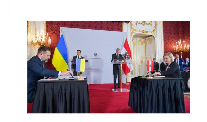 У Відні у присутності Президента України та Федерального президента Республіки Австрія підписано двосторонні документи