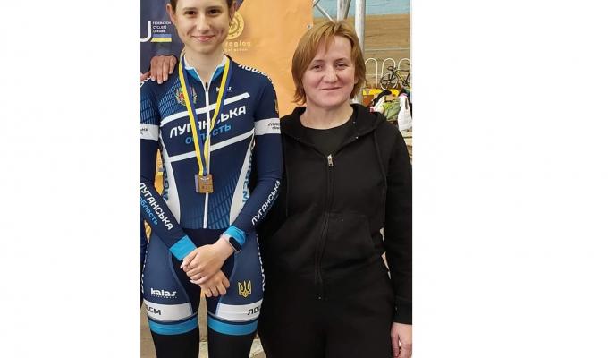Велоспортсменка з Луганщини здобула бронзу української першості