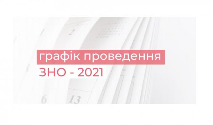 Основна сесія ЗНО-2021 відбудеться з 21 травня до 15 червня 