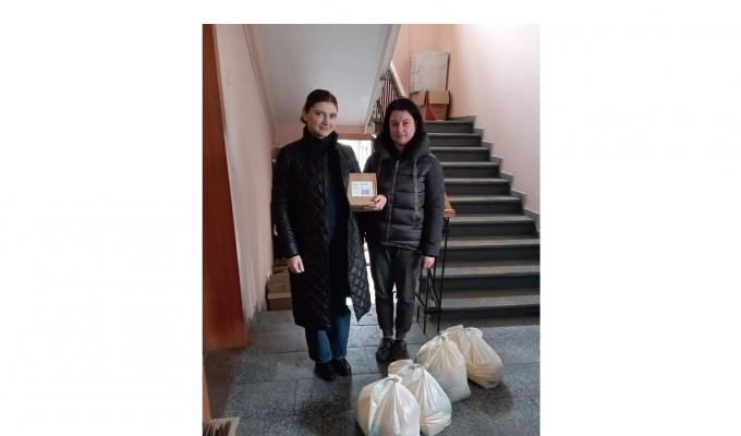 На Кіровоградщині понад 200 нашим ВПО за тиждень видали гігієнічні та продуктові набори