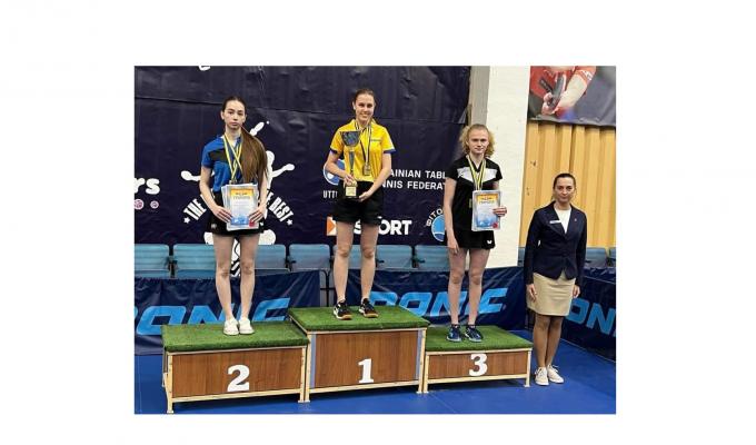 Сєвєродончанка - чемпіонка країни з настільного тенісу