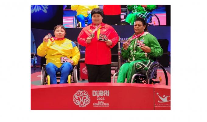 Наталія Олійник здобула срібну нагороду на чемпіонаті світу з пауерліфтингу