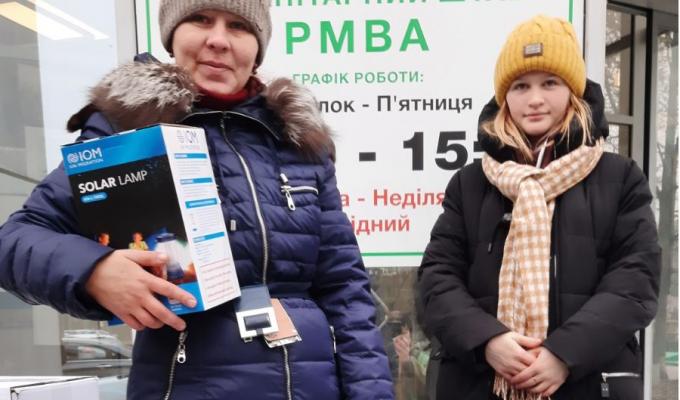 Наші ВПО у Вінниці продовжили одержувати набори гігієни