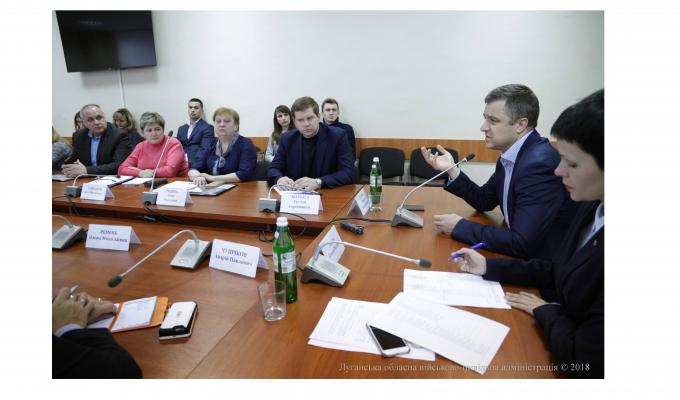 Уповноважений Президента України з прав дитини Микола Кулеба відвідує Луганщину