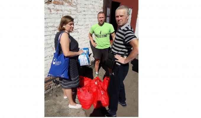 Цього тижня понад 850 переселенців із Попасної отримали гуманітарку за допомоги «Укрпошти»