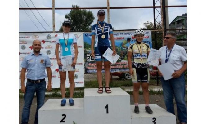 Дві медалі виборола наша велоспортсменка на всеукраїнських змаганнях