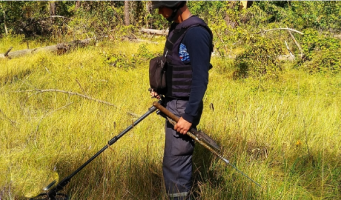 Піротехніками на Луганщині вилучено 16 одиниць вибухонебезпечних предметів