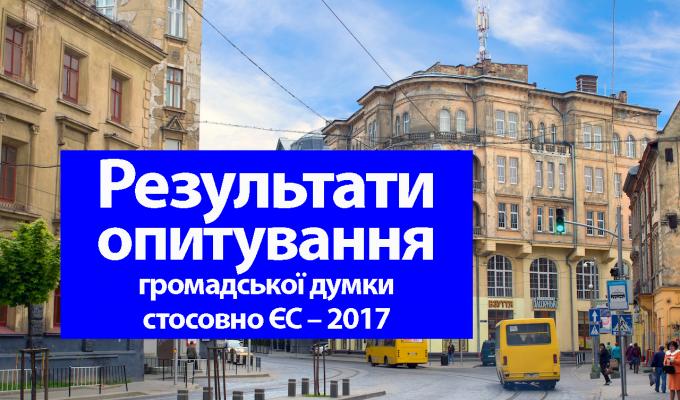 Результати опитування громадської думки стосовно ЄС – 2017