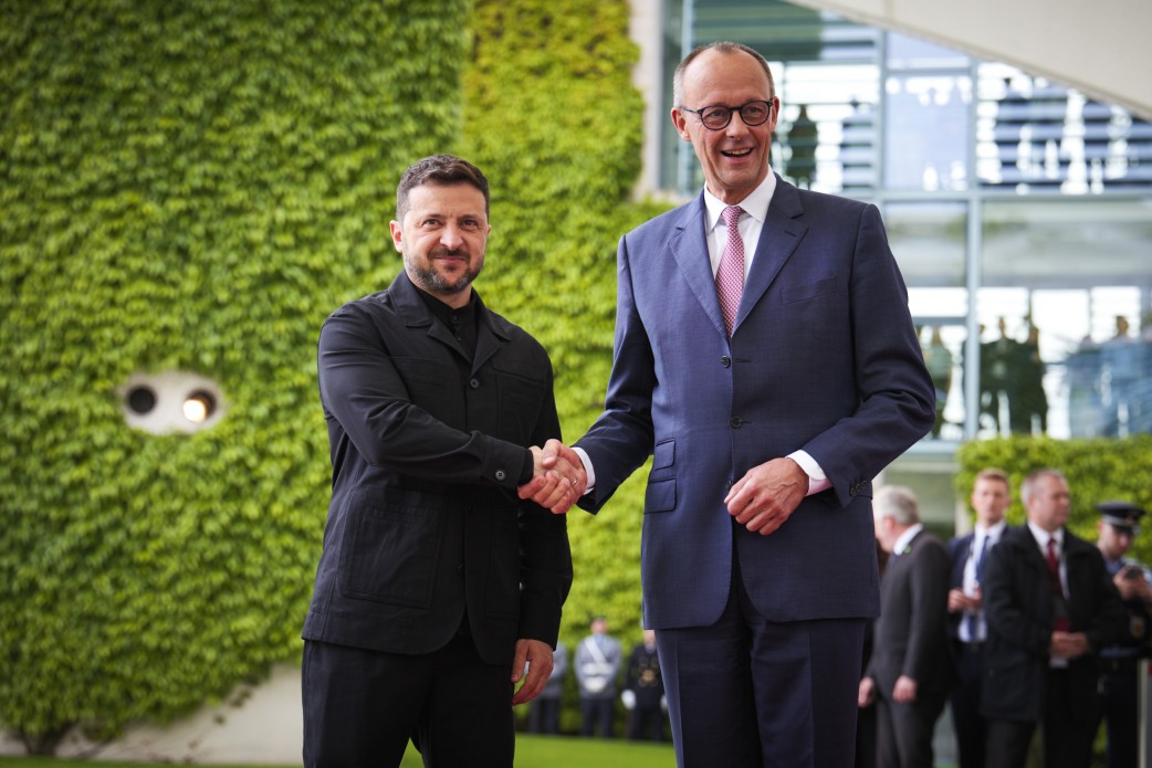 У Берліні триває зустріч Володимира Зеленського та Фрідріха Мерца