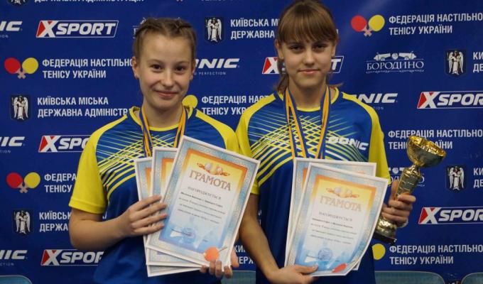 Юні тенісистки Луганщини – на п’єдесталі чемпіонату України 