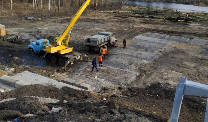 Задля безпеки громадян у Станиці Луганській розібрано тимчасовий обхідний міст