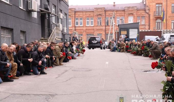 У Дніпрі простилися з командиром полку «Цунамі» бригади Нацполіції #Лють Олександром Гостіщевим