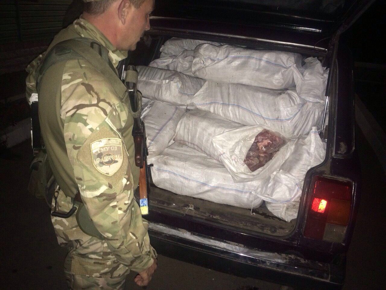 Затримано жителя Луганщини, який займався контрабандою м’яса до Росії