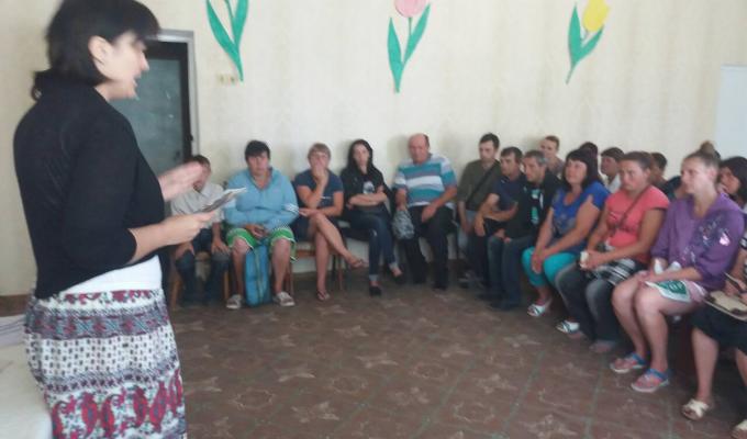 Для мешканців Кремінського району проведено групове психологічне консультування з метою попередження насильства в сім’ї