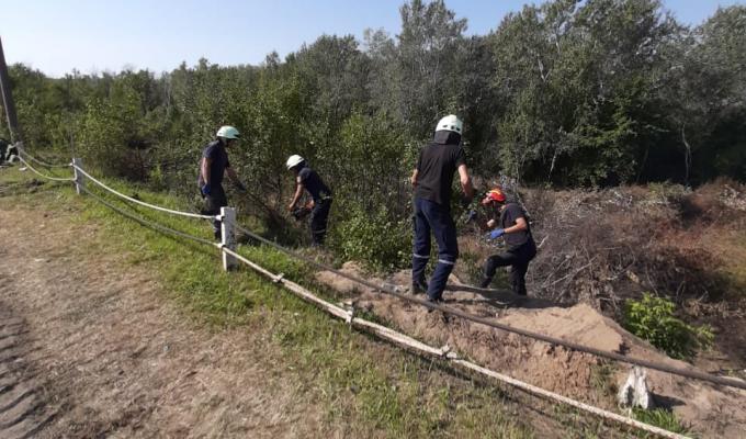 Єднаємо Луганщину: продовжується виконання відновлювальних робіт біля зруйнованої частини мосту