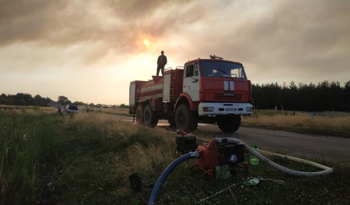 За минулий тиждень на Луганщині вогнеборці ліквідували 35 пожеж