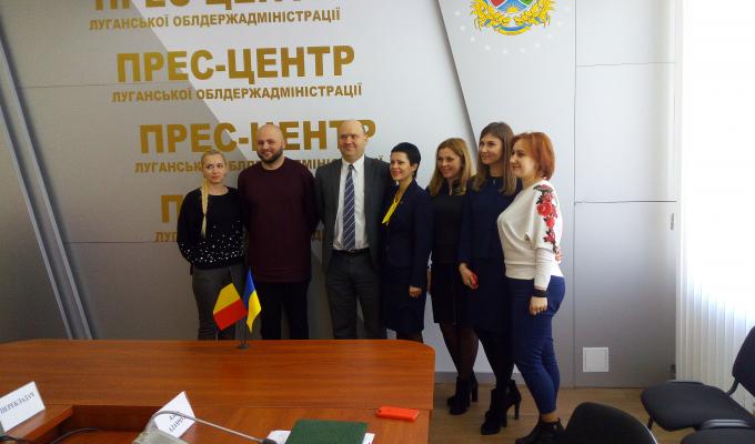 В приміщенні Луганської ОДА відбулась зустріч з представниками Посольства Королівства Бельгії в Україні