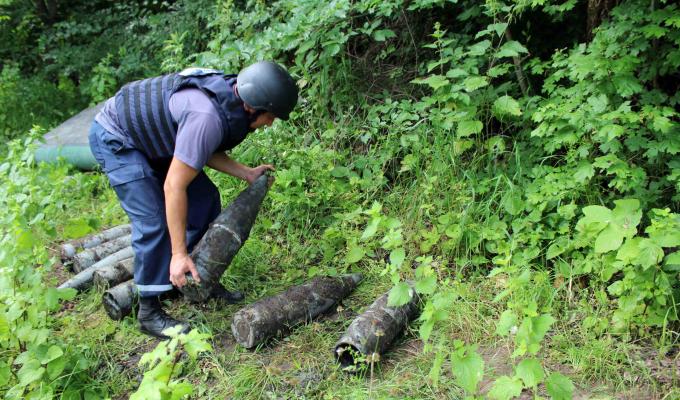 На Луганщині вилучено 105 одиниць вибухонебезпечних предметів