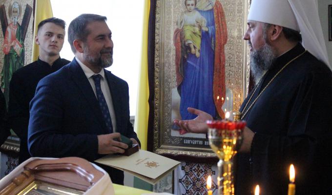 Сергію Гайдаю вручено орден Святого Рівноапостольного князя Володимира І ступеню