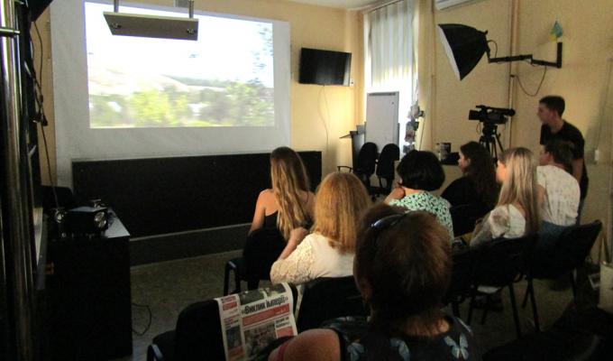 У Сєвєродонецьку презентовано стрічку Валентина Торби «Луганськ. Окупація»