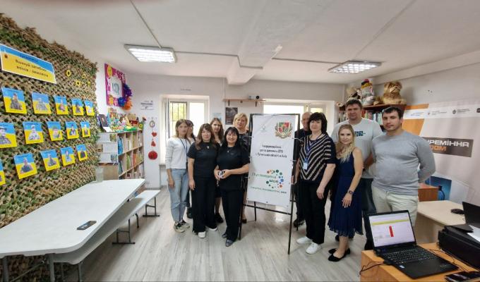 Катерина Безгинська перевірила роботу хабу Кремінської громади в Києві