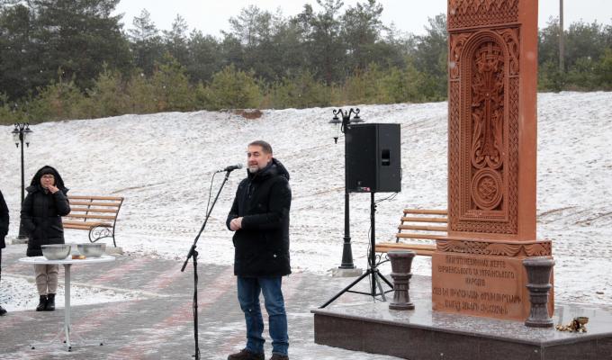 У Сєвєродонецьку відкрили вірменський кам’яний хрест – пам'ятний хачкар 