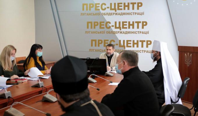 Сергій Гайдай закликав духовних лідерів Луганщини забезпечити дотримання карантинних обмежень 