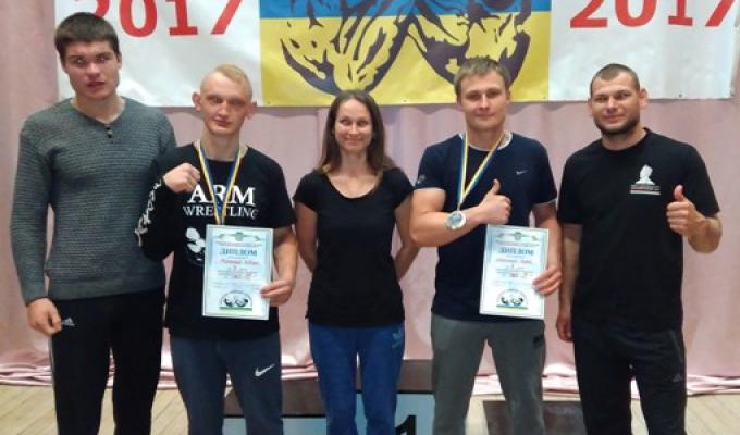 Три срібла здобули представники Луганщини на Кубку України з армспорту