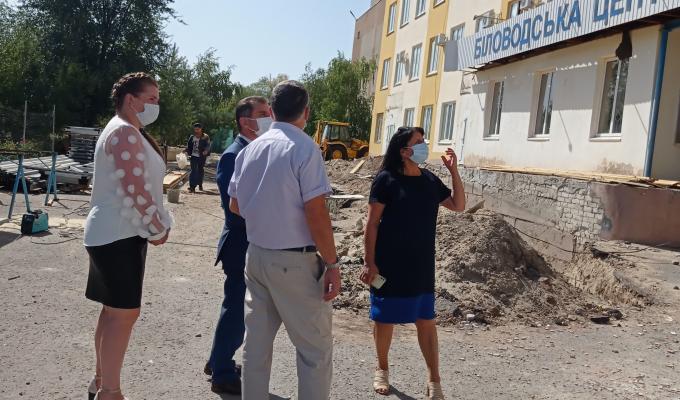 До кінця жовтня планують завершити ремонт у Біловодській багатопрофільній лікарні 