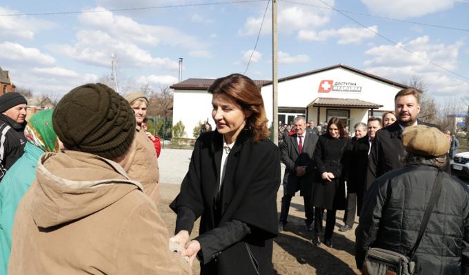 Марина Порошенко відвідала Луганську область
