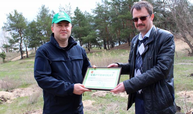 На Луганщині висадять 25 тисяч саджанців від Рівненщини