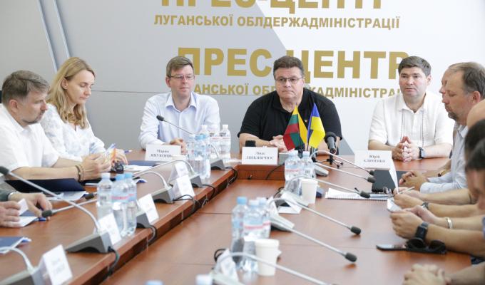 Луганщину відвідав Міністр закордонних справ Литви