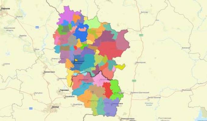 На Луганщині створили інтерактивну мапу децентралізації в регіоні