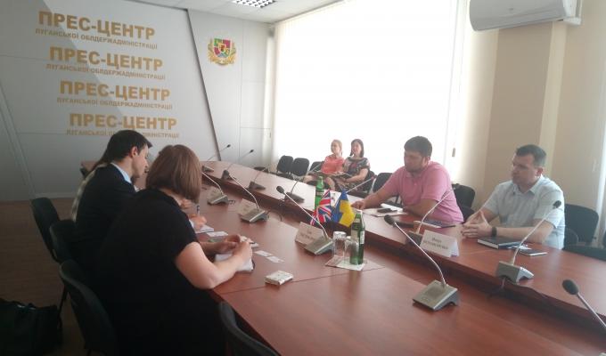 На Луганщину завітали представники посольства Великої Британії в Україні