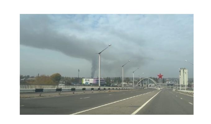 Потужний «салют» у тимчасово окупованому Луганську