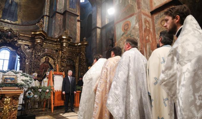 Виступ Президента України після Різдвяної Літургії в Софійському Соборі