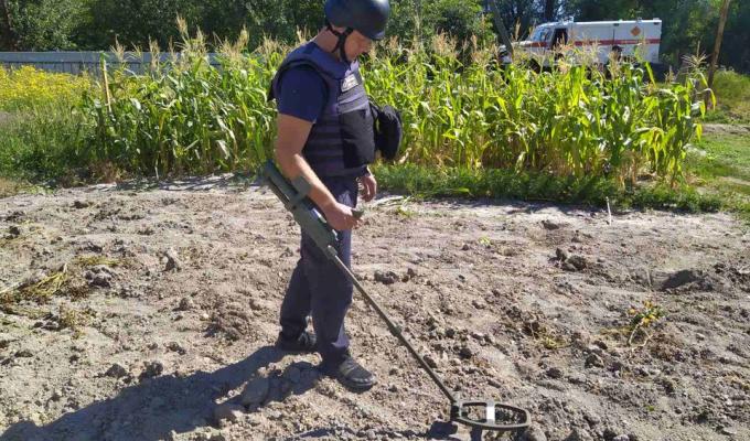 Піротехніками на Луганщині виявлено та вилучено 46 артилерійських снарядів 