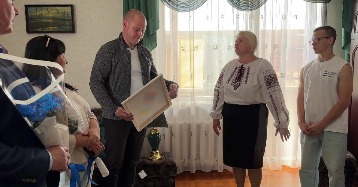 Велика родина Подгайків евакуювалася з Луганщини і оселилася у Полтаві (відео)