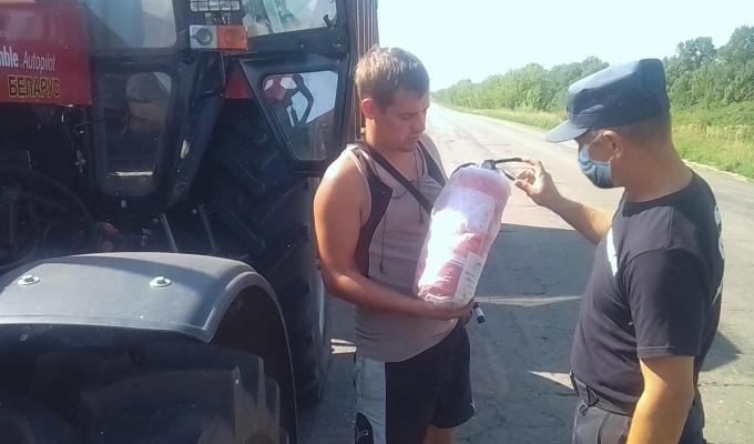 Рятувальниками проведено профілактичні рейди на територіях сільськогосподарських угідь Станично-Луганського району 